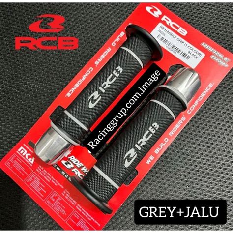 Racinggroup 2 RCB ORIGINAL HANDGRIP HG55 JALU Handlebar CNC SILVER