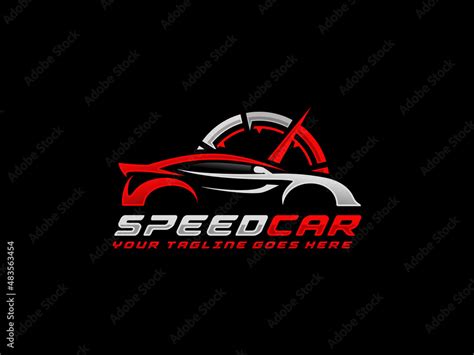 Automotive logo design vector illustration. Car logo vector. Speed racing car logo vector Stock ...