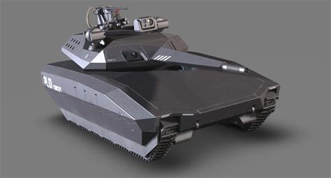 Future Stealth Tank 3D Model $59 - .lwo .obj .fbx .dxf .3ds - Free3D