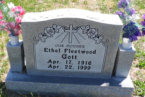 Ethel Emma Wilson Fleetwood Gott Find A Grave Memorial