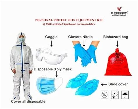 Gsm Laminated Without Taping Disposable Ppe Kit At Rs Ppe Kit