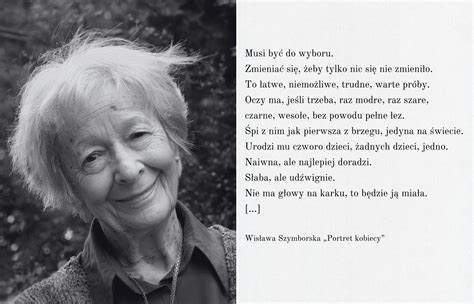 Szymborska Na Czwartek Portret Kobiecy