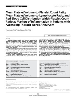 Fillable Online Pubmed Ncbi Nlm Nih Gov32369297Mean Platelet Volume To