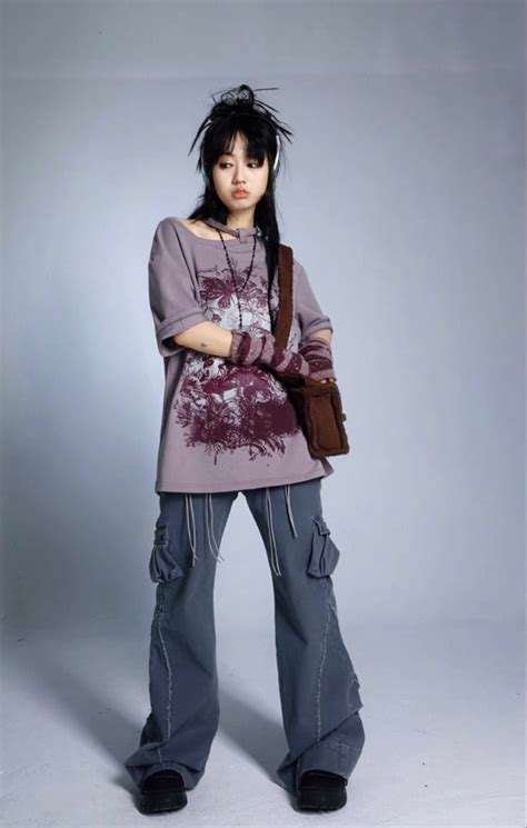 Doublepunch 2000s Japanese Fashion Grunge Outfits Rock Star Outfit