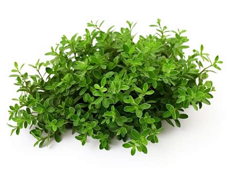 Premium Ai Image Highquality Fresh Thyme Leaves