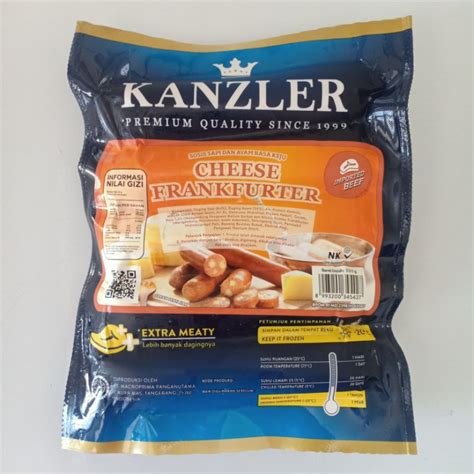 Jual Kanzler Cheese Frankfurter Gram Cie Shopee Indonesia