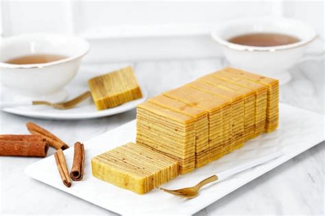 Premium Photo Indonesian Thousand Layer Cake Or Lapis Legit Usually