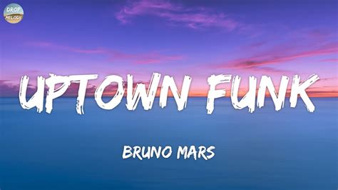 Mark Ronson Uptown Funk Lyrics Ft Bruno Mars YouTube