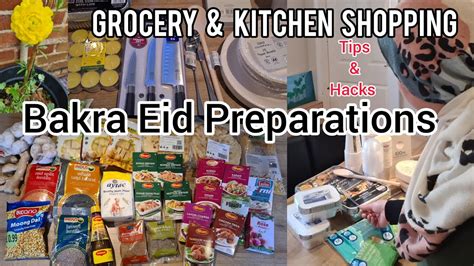 Bakra Eid Preparations Eid Grocery Shopping Pakistani Mum In Uk Vlogs