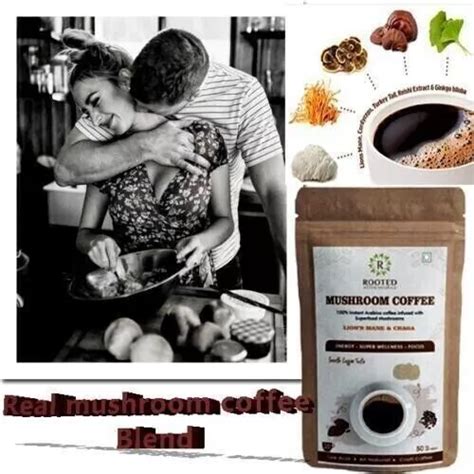 CAFÉ CHAMPIGNON ARABICA BIO ROOTED INSTANTANÉ flambant neuf pack de 50