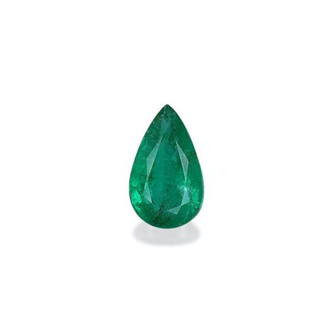 Pear Cut Zambian Emerald Green 3 14 Carats