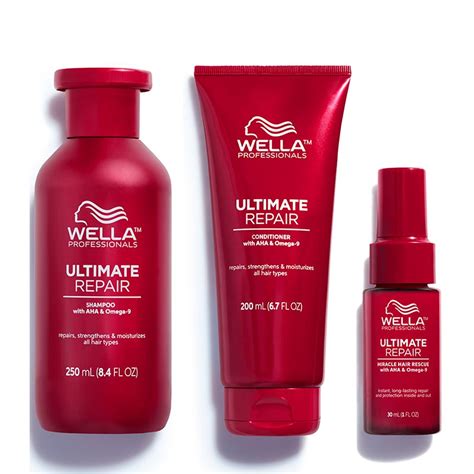 Wella Professional Ultimate Repair Shampoo 250 Ml Conditioner 200 Ml