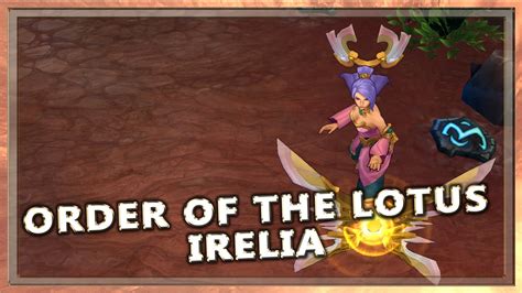 Order Of The Lotus Irelia Skin Spotlight League Of Legends YouTube