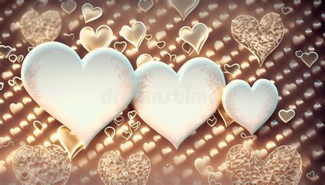 Illustrated Valentine Background Suitable for Banner Stock Illustration ...