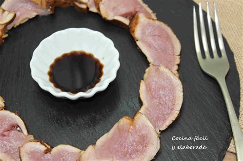 Tataki De Solomillo De Cerdo Ajo Y Jengibre Cocina Fácil Y Elaborada