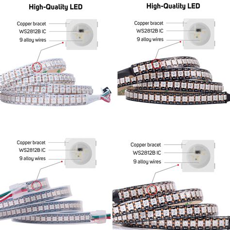 SK6812 WS2812B ECO Arduino Uno Individually Addressable RGB LED Strip