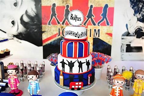 Kara's Party Ideas 'The Beatles' Rock Star Birthday Party | Kara's ...