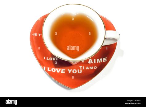 Series Object On White Cup Of Tea Stock Photo Alamy