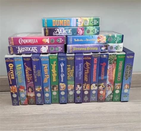 Bundle Disney Classics Vhs Videos 20 £29 99 Picclick Uk