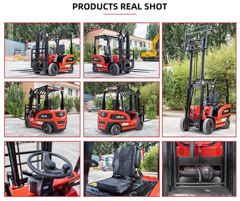 Ton Ton Forklift Truck Electric Forklift With Ce Side Shifter