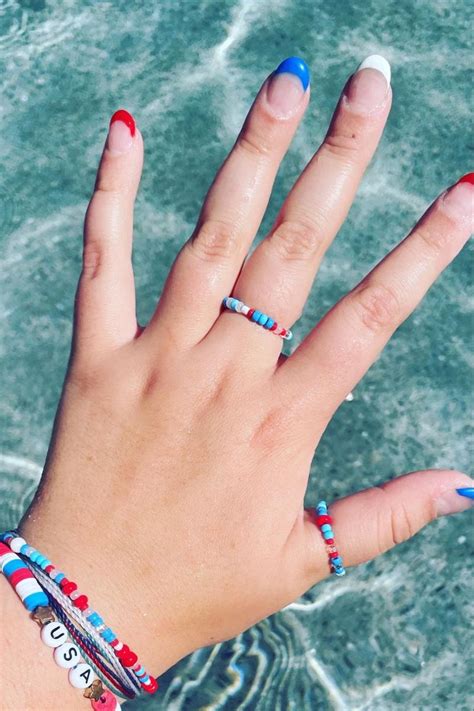 30 Classy 4th Of July Nails The Gray Details