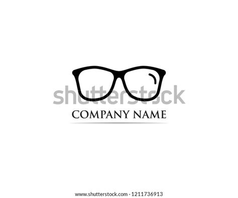 Glasses Logo Design Vector Illustrator Stock Vector Royalty Free