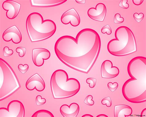 pink hearts wallpaper ideas laptop screen saver valentine 3
