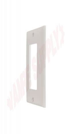 80401-NW : Leviton Decora Wall Plate, 1 Gang, White | AMRE Supply