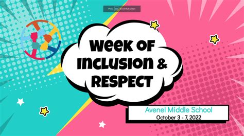 Week Of Respect Recap Avenel Middle School