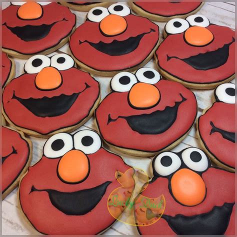 Elmo Cookies Sesame Street Sugar Cookies