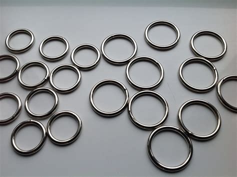 25mm Welded Metal O Ring X 10 For Webbing Webfittings