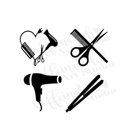 Friseur Svg Salon Svg Friseur Tools Svg Digitaler Etsy Schweiz