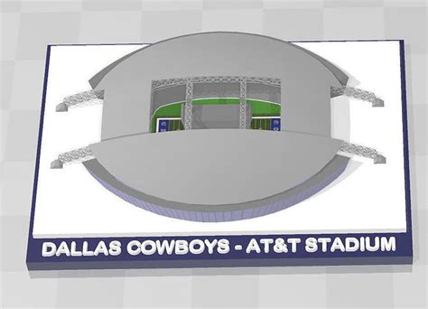 Dallas Cowboys - ATT Stadium 3D model 3D printable | CGTrader