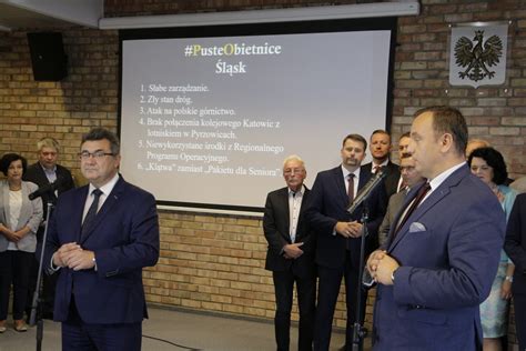 Katowice PiS zarzuca władzom województwa śląskiego puste obietnice