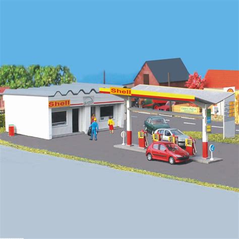 Station Service Shell Ho Sai Modelisme Ferroviaire Neuf