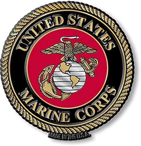 Amazon Usmc Officer Round Emblem Magnet X Marine Corps Semper