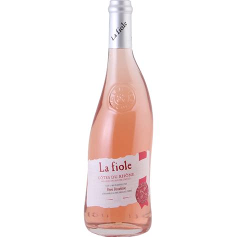 La Fiole Cotes Du Rhone Rose Cl Bottles And Glasses