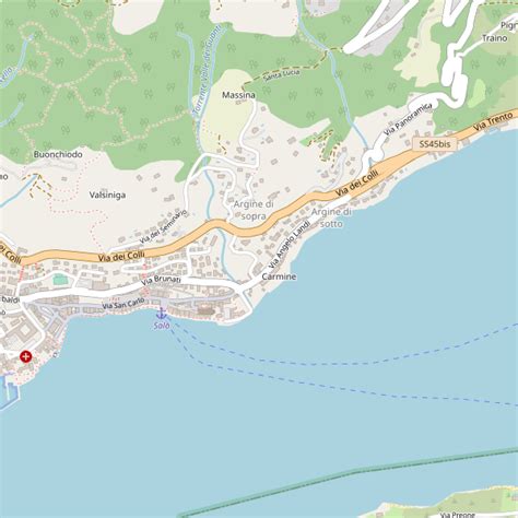 Mappa campeggi di Salò Lombardo Geosystems