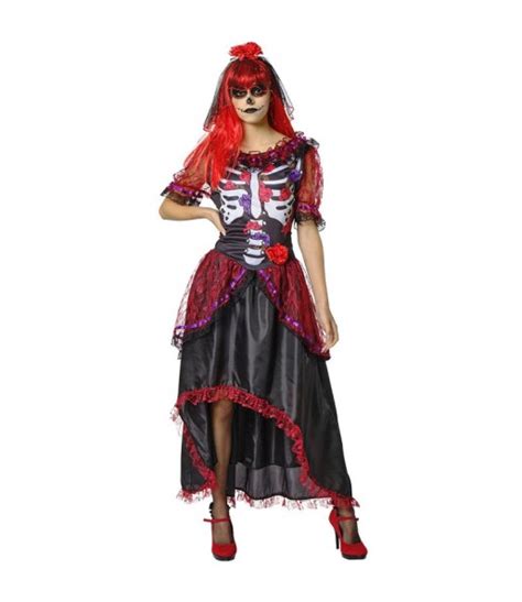 Skelett Catrina Halloween Kost M F R Damen F R Horror Partys