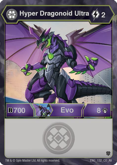 Darkus Hyper Dragonoid Ultra (Armored Elite) - The Bakugan Wiki