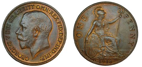 George V Bronze Penny Baldwin S