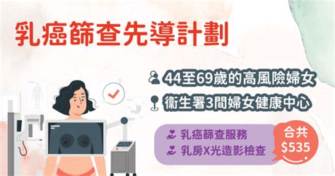 乳癌篩查先導計劃 2022更新 乳癌及預防檢查資訊站