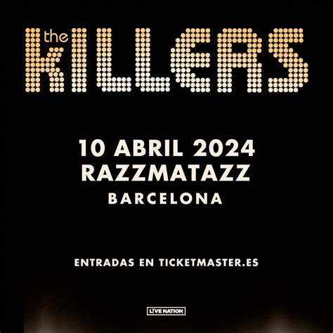 10 04 2024 Razzmatazz Barcellona Spagna The Killers Italia