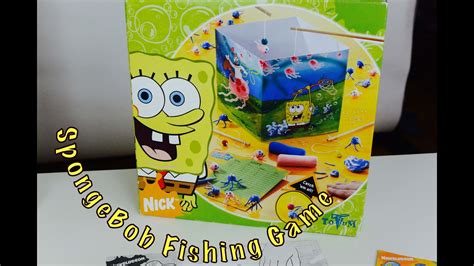 Spongebob Squarepants Make Your Own Fishing Game Toy Unboxing Youtube