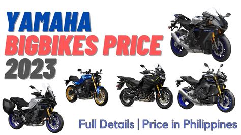 Yamaha Bigbikes Pricelist 2023 In Philippines YouTube