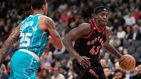 Siakam S 35 Points Lead Raptors Past Hornets En Route To 3rd