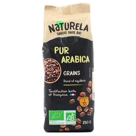 Livraison Domicile Naturela Caf En Grains Bio Pur Arabica G