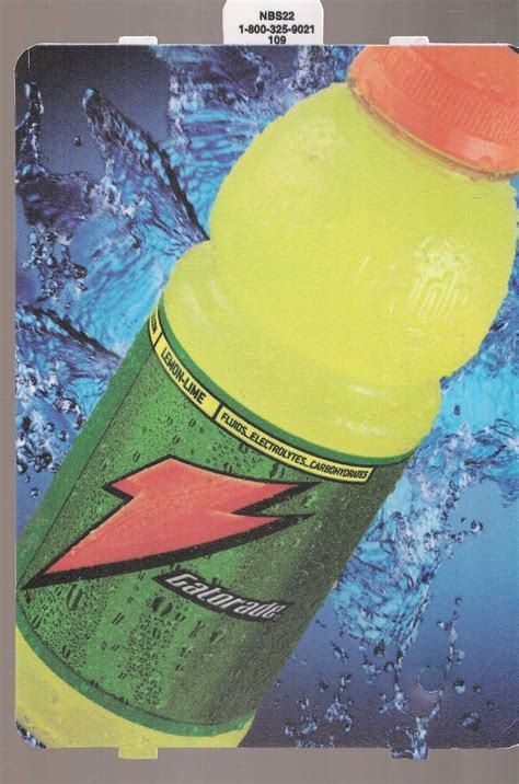 Gatorade Lemon Lime Vending Machine Sign Ebay