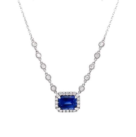 Azure Tanzanite Necklace | J&J Zaidman