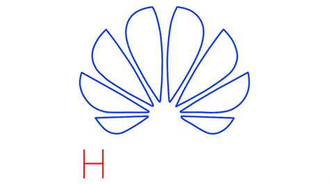 How To Draw Huawei Logo Step By Step [10 Easy Phase]